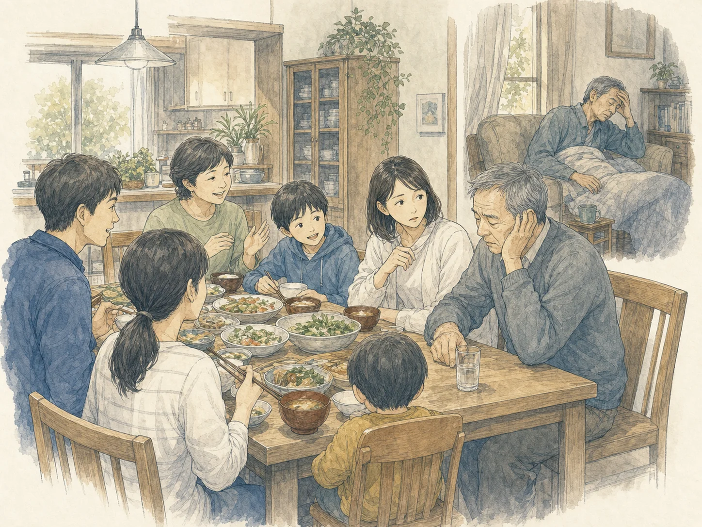 二つの施策、この一年の変化。補聴器購入費助成は対象年齢が満70歳以上から満65歳以上へ拡大（上限3万円）。帯状疱疹ワクチンは任意接種から定期接種になり、費用の一部を公費で負担。