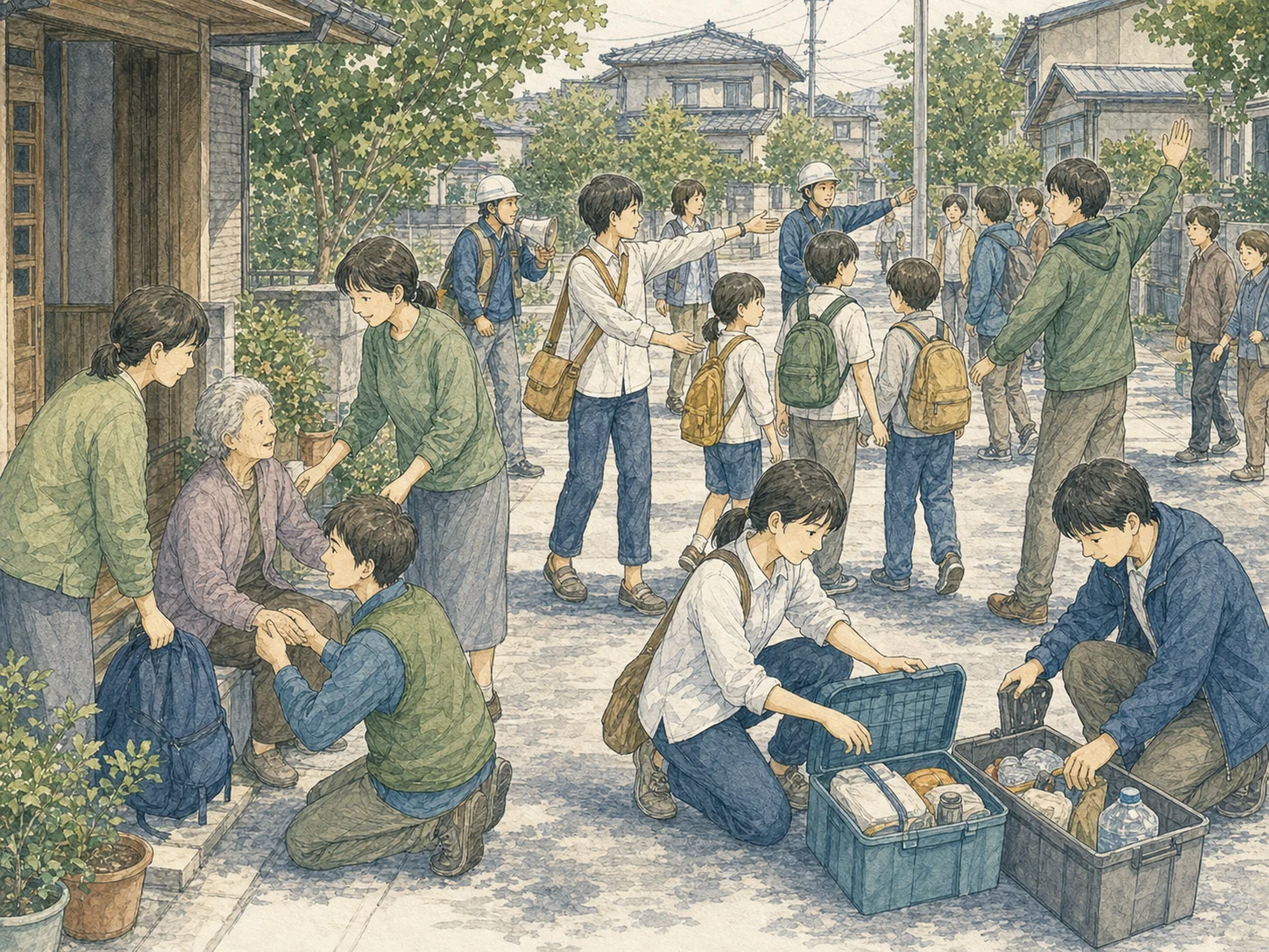 図2：受講後に地域で動く人へつなぐ流れ