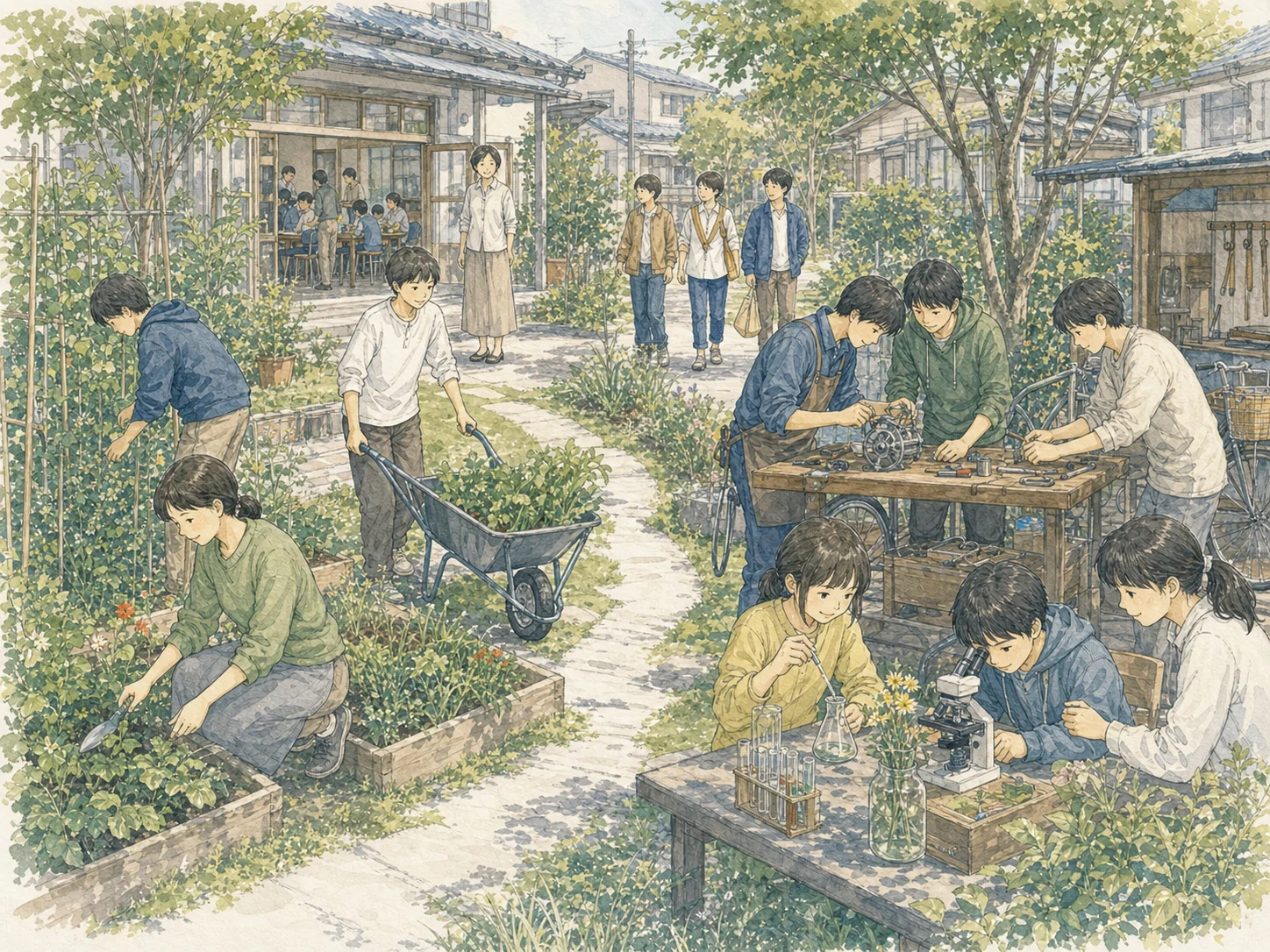 図2：参加して終わりにしない流れ