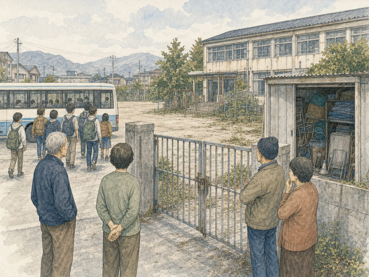 図1：学校再編で見落とせない五つの視点