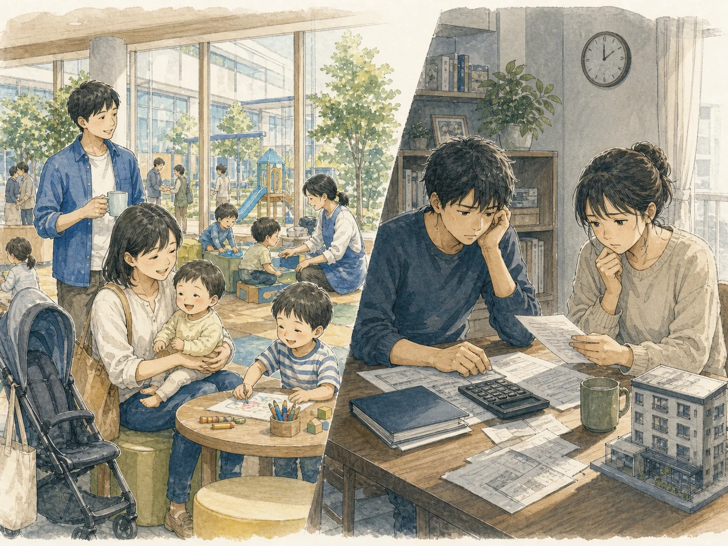 子育て支援と、子供を増やすことの違い。子育て支援は、今いる子育て家庭を支える取り組みで、観戦イベント、校庭の芝生化、子育て支援施設、移住体験ツアーなど。子供を増やすことは、これから生まれる子供の数を増やす取り組みで、結婚・出会いの後押し、若者の経済的な安心、子育て・教育の費用負担の軽減など。磐田市の人口は2020年から2050年で18.6パーセント減少の見込み、合計特殊出生率は1.58。