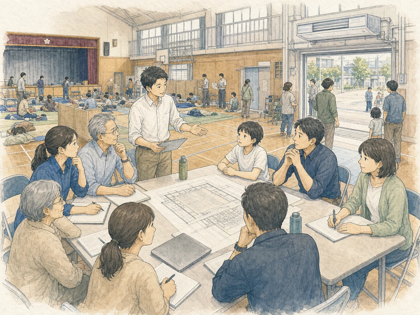 体育館にエアコンを——子どもの熱中症と、災害時の避難所、二つの理由｜磐田市政、ちょっと一言。――対話と確認を重ね、改善へ進む場面
