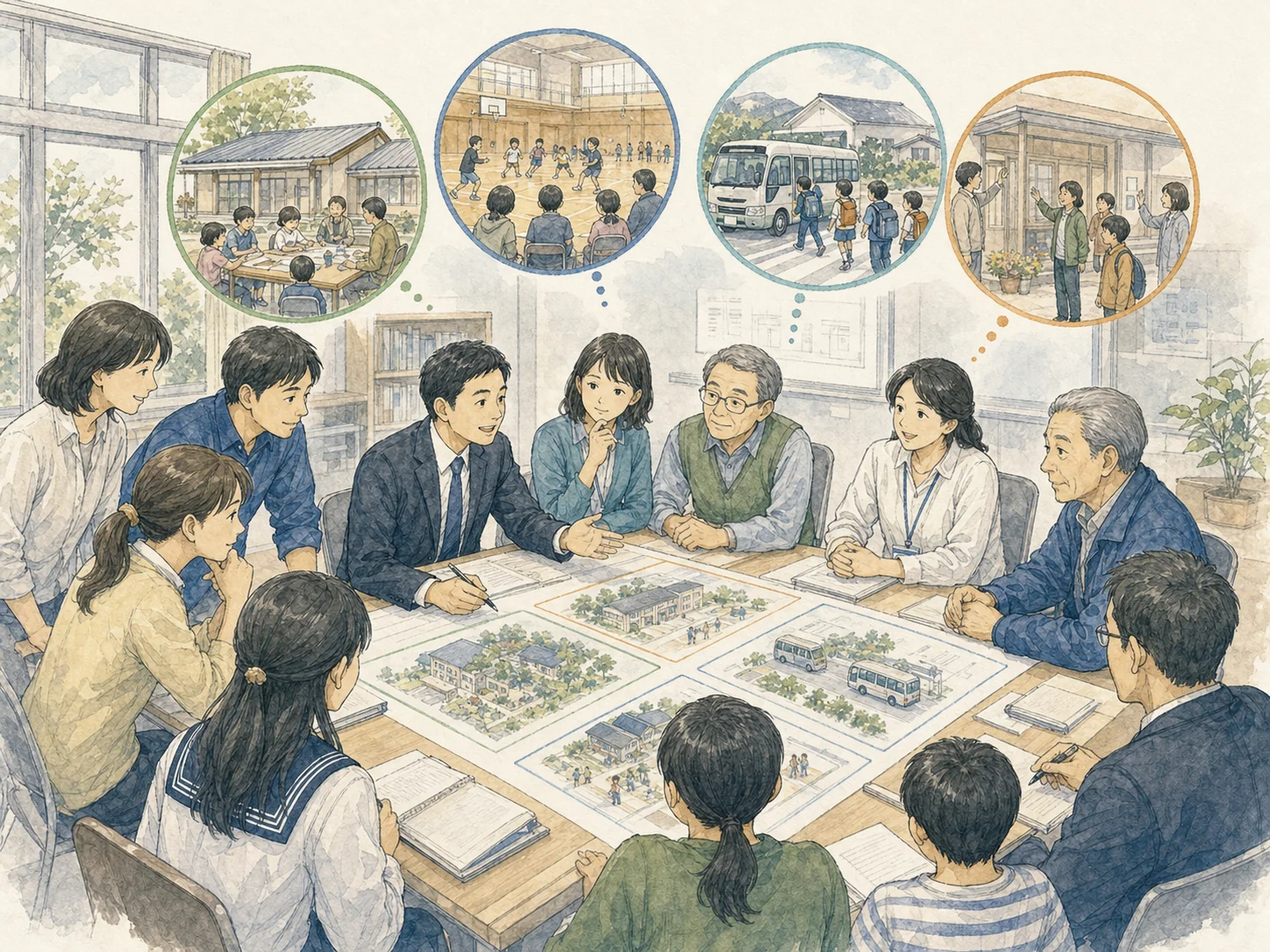 磐田市の小規模な小学校の児童数。令和8年5月1日現在で、豊浜小88人、竜洋東小131人、竜洋北小182人、田原小189人、長野小219人、豊岡北小219人。松戸市立常盤平第一小の30人と比べると、磐田で最も小さい豊浜小でも3倍近い。しかも磐田市には複式学級がひとつもなく、小規模校もすべて各学年1学級を維持している。ただし豊浜小の6年生は10人、3年生は11人。磐田は松戸より手前の段階にいる。磐田は学校選択制ではなく通学区域制のため、松戸で起きた負の連鎖は制度上起きにくい。