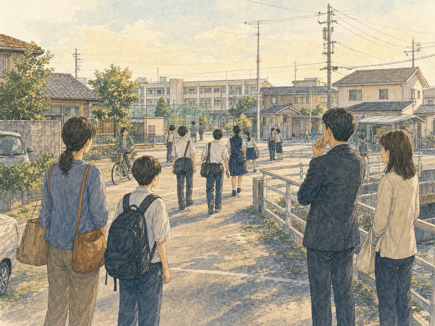当時の受験と今の受験の違いを、塾の現場の実感としてまとめた図。当時は授業と定期テストをこなし、限られた情報の中で見えない相手と競っていた。今は動画で先取りし、アプリで弱点を潰し、模試のデータで自分の位置を常に確認しながら走る。情報も道具も揃った分、上位の競争は緻密になり、手を抜く余地が少ない。だから、いま挑んでいる子どもたちには敬意しかない、という結論。